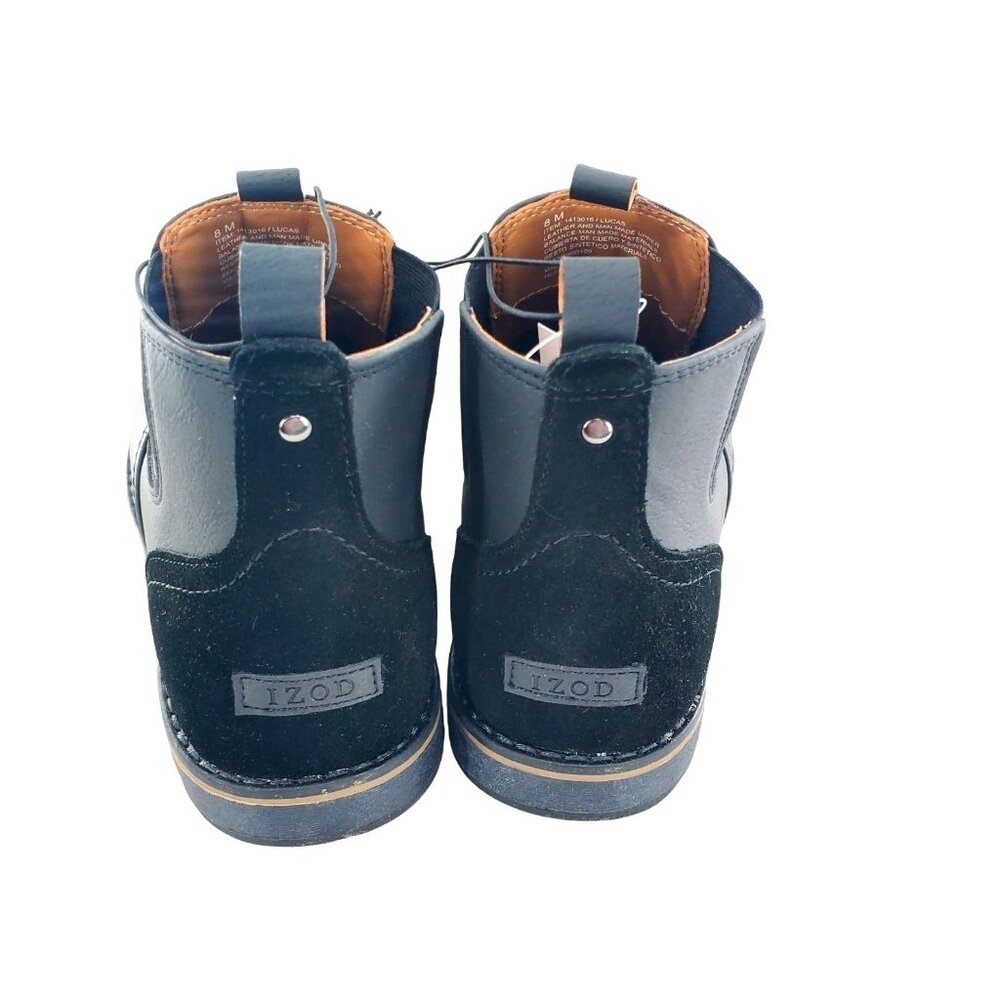 IZOD Boots Mens 8 Chukka Buffed Leather Water-Resistant Casual Business Shoes - Picture 5 of 10